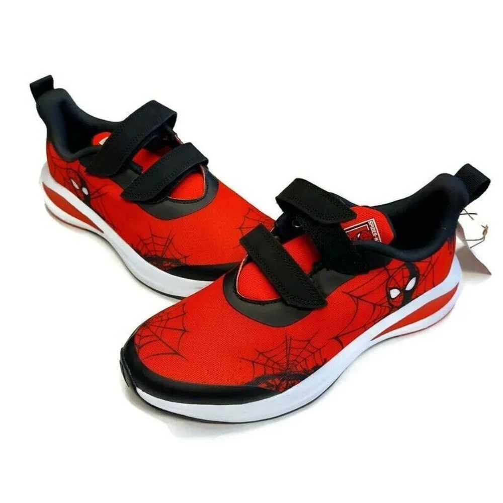 Adidas X Marvel Spider-Man Fortarun Shoes GZ0656 Youth Size 4.5 Womens Size 6 - Picture 5 of 9
